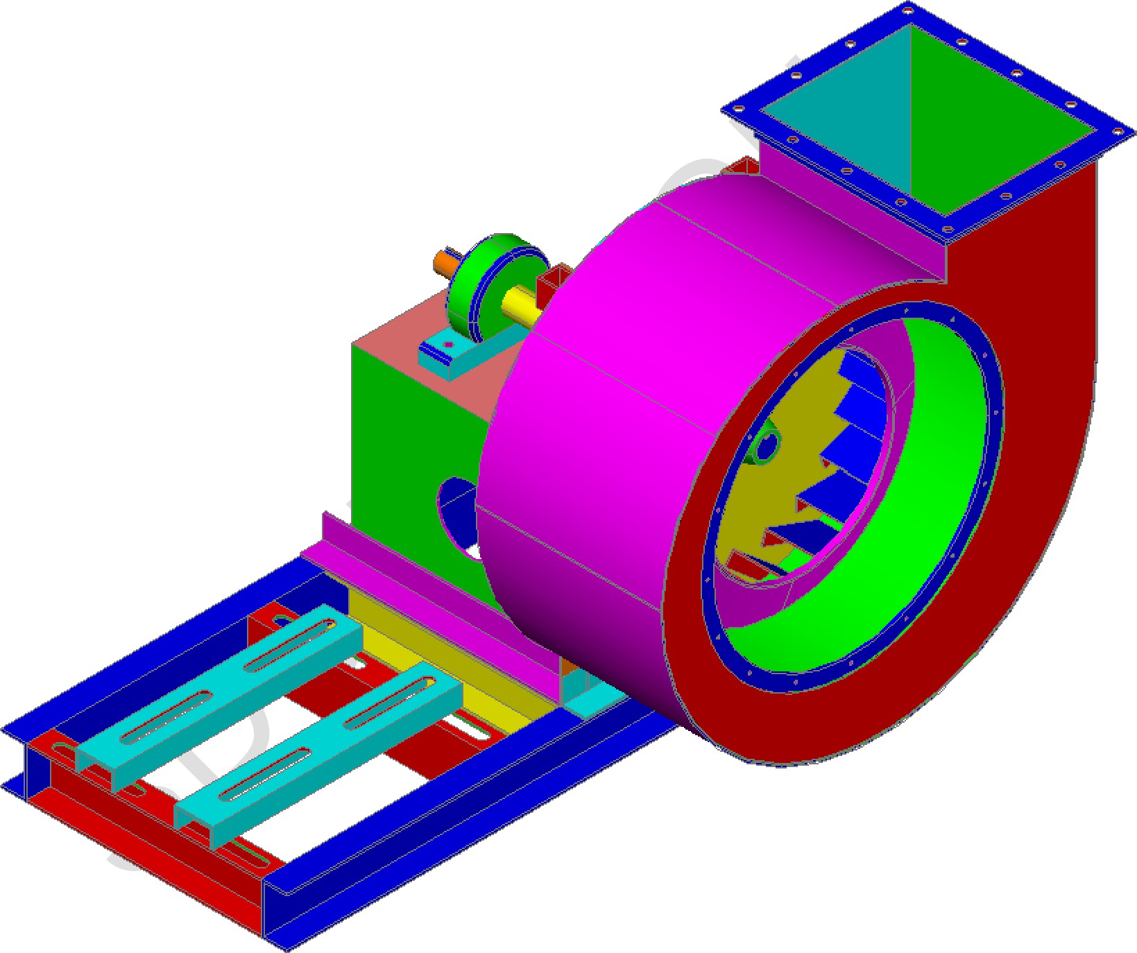 Download Centrifugal Fan Autocad Drawing