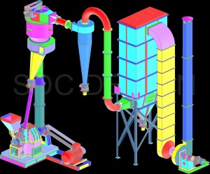 SINGHASINI ULTRAFINE PULVERISER WITH MICRON CLASSIFIER